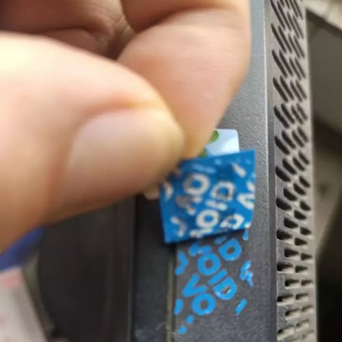 Fragile anti-counterfeiting label custom adhesive tear invalid