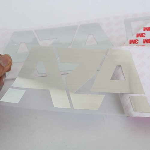 Custom-thick-glue-matte-silver-sticker-3M