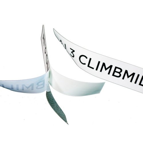 Custom designed multi-layer plastic anti-weathering stickers fitness equipment label stickers