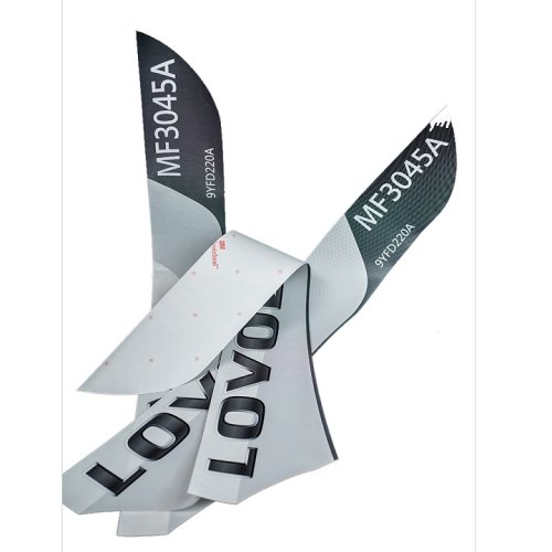 Custom plastic anti-scratch anti-UV sticker agricultural equipment multilayer label stickers