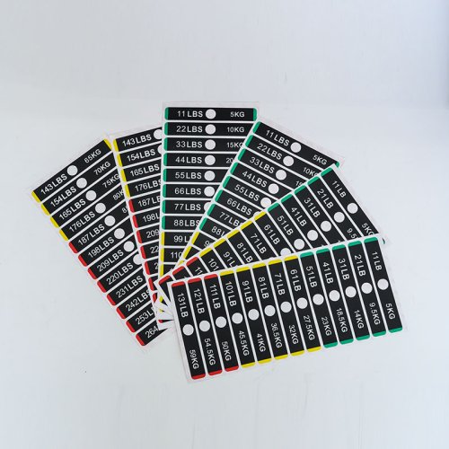 Custom plastic frosted label stickers custom 3M adhesive mechanical equipment stickers