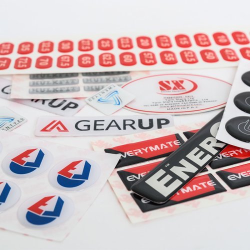 Custom round shape clear epoxy resin logo sticker personalized logo 3D dome epoxy transparent resin label sticker