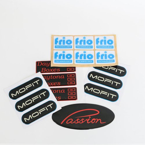 Custom three-dimensional brand stickers custom shape epoxy resin scratch proof label stickers