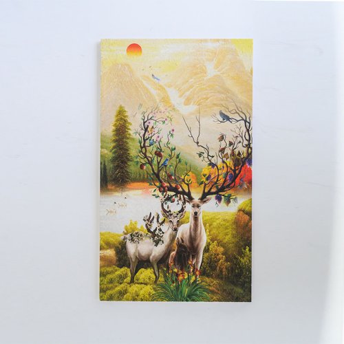 Custom three-dimensional label stickers custom wall decorative painting stickers
