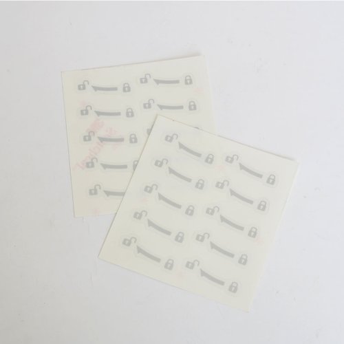 Eco-friendly custom silk screen printing fragile label sticker stop sticker indicating mechanical lock