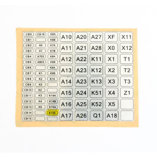 Smooth plastic label stickers custom 3M self adhesive mechanical equipment warning stickers