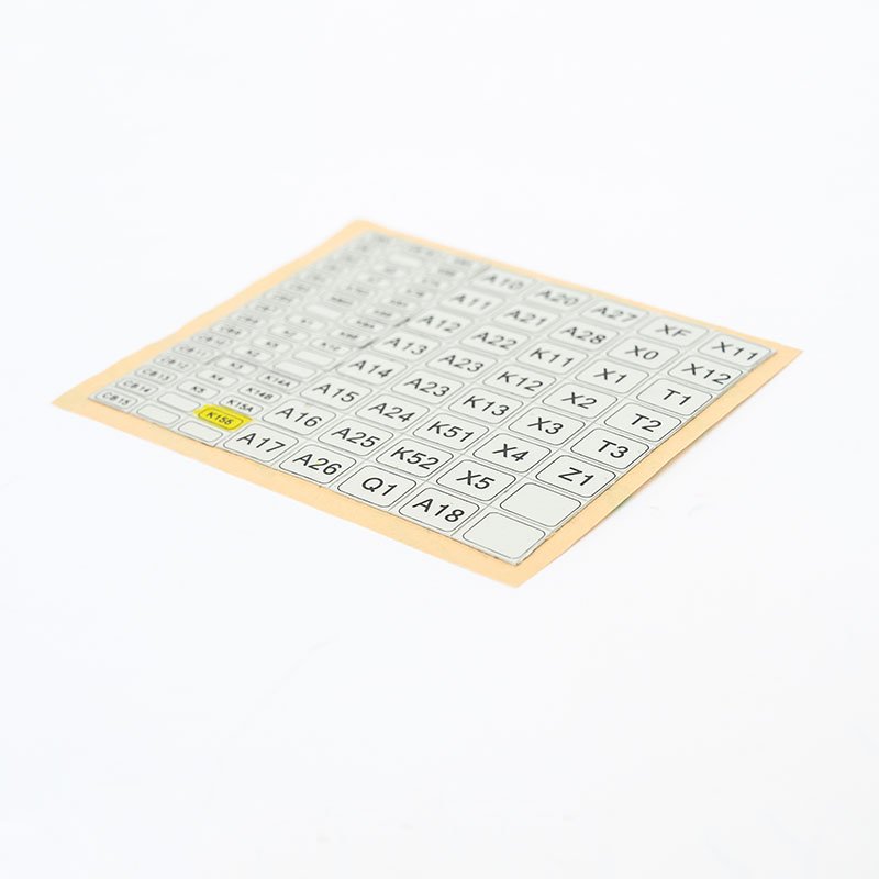 Smooth plastic label stickers|custom 3M adhesive mechanical equipment ...