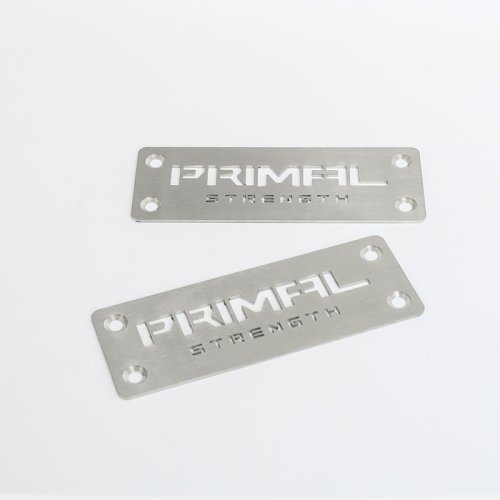 Custom electroforming metal engraving sign custom environmental protection machinery equipment metal nameplate
