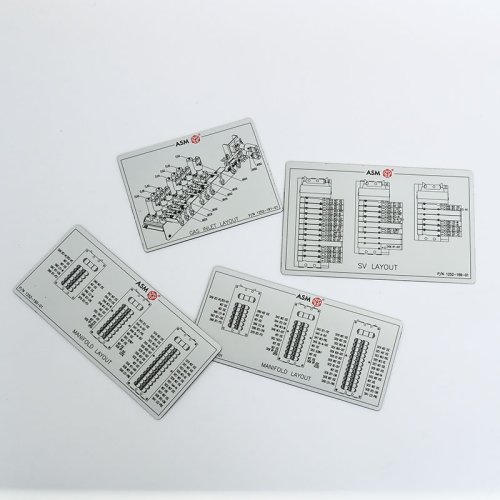 Customized magnetic metal signage customized storage rack classification label nameplate sticker