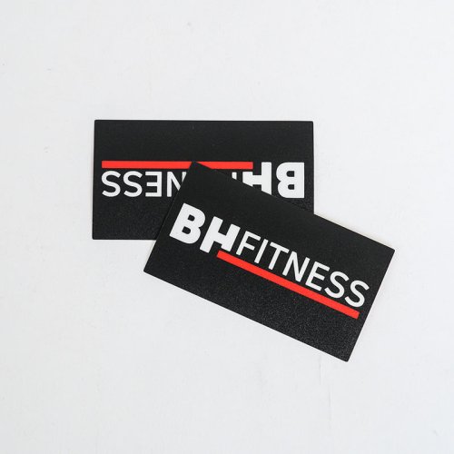Custom printing letter logo self adhesive metal labels sticker