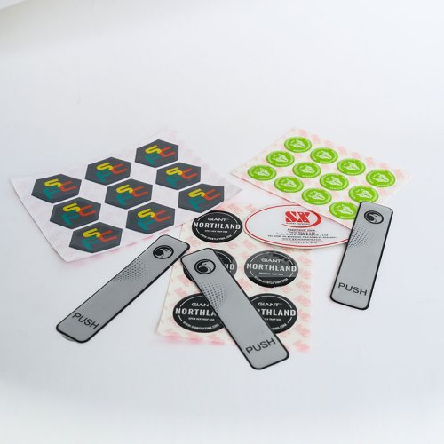 Custom 3M self adhesive dome epoxy resin printing epoxy badge sticker