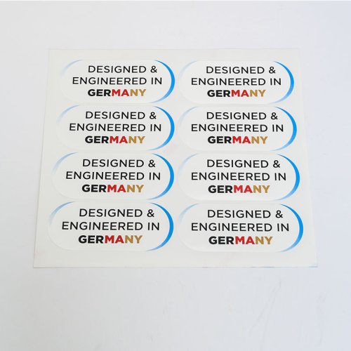 High quality custom printed self adhesive vinyl bottle packaging custom waterproof label sticker