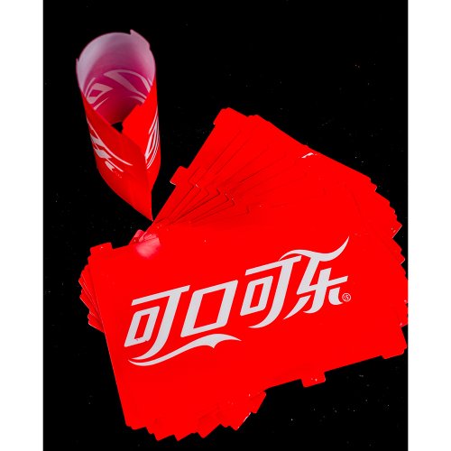 Custom design logo printed plastic waterproof 3M self adhesive water juice glass bottle beverage labels plastic bottle sticker