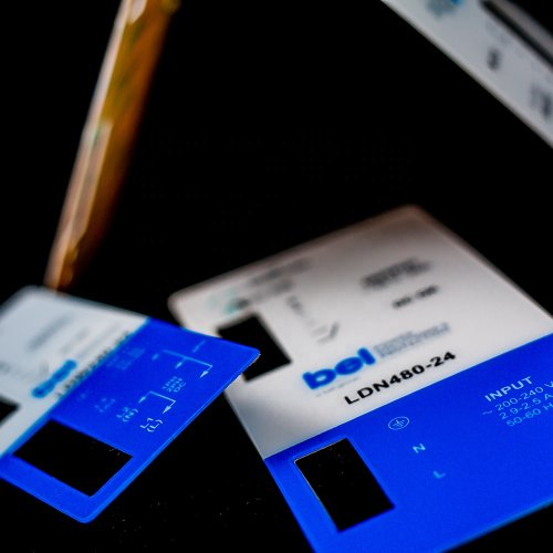 Custom control panel label sticker with 3M strong back glue custom electronic label sticker