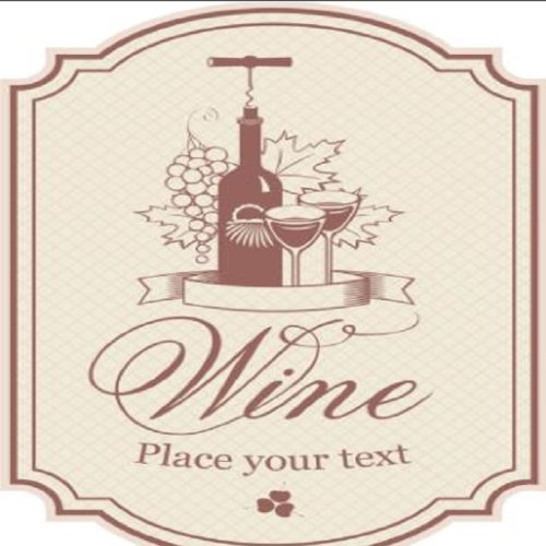 Custom printing 3M self adhesive vodka wine bottle labels sticker