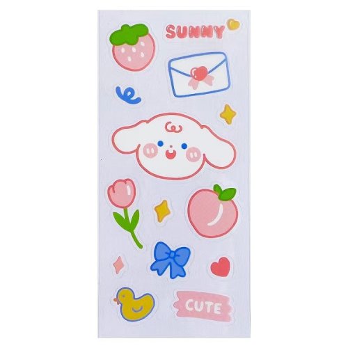 Removable letter UV resistance transfer decal waterproof die cut vinyl anime window decoration car sticker