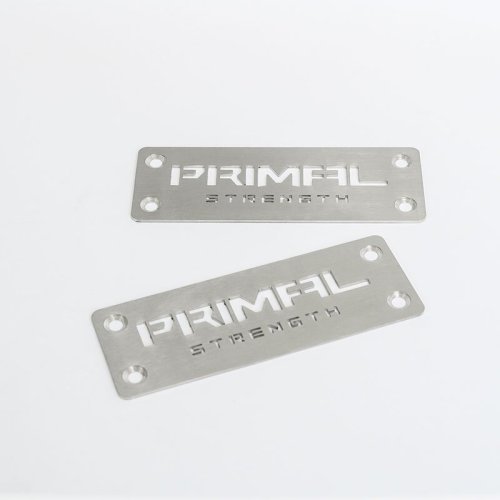 custom anodized aluminum sticker nameplate