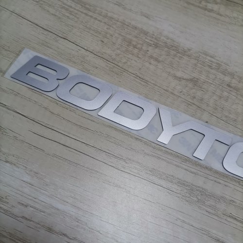 Custom  waterproof reflective PVC letters die-cut thickened transfer label stickers