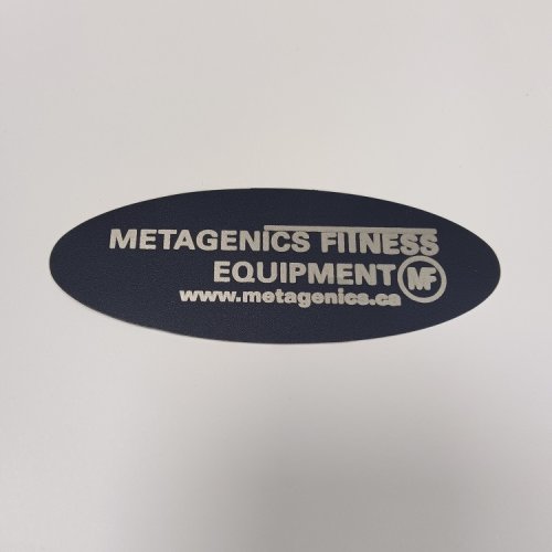 High quality custom frosted plastic label stickers custom 3M self-adhesive elliptical mechanical surface identification