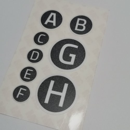 Manufacturers wholesale custom frosted plastic round label stickers customized waterproof label stickers