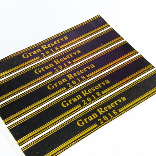 Cigar bands printing cigar packaging 3M self-adhesive sticker