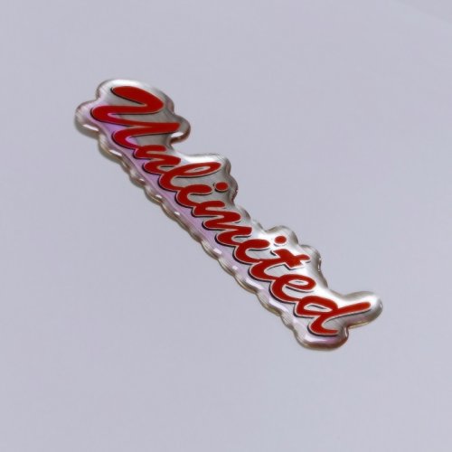 High quality custom silver brushed trademark stickers custom 3D thickened waterproof scratch resistant stickers