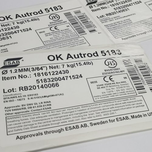 Custom fuse label sticker for electrical equipment