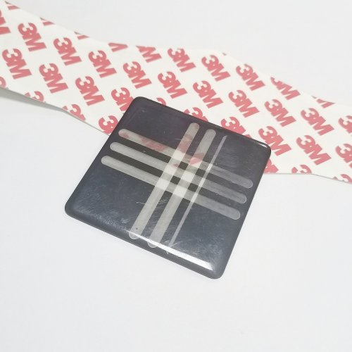 Custom 3M self-adhesive square epoxy label stickers