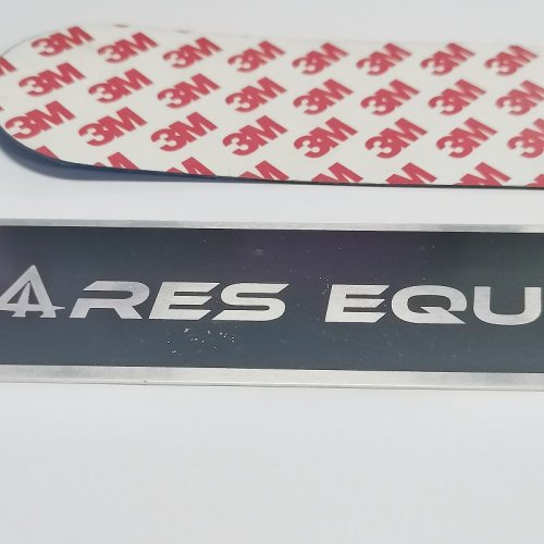 Customized anode oxidation resistant label sticker customized waterproof and scratch resistant nameplate