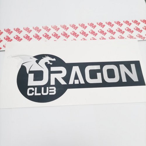 Personalized customized PET company LOGO cartoon color die cutting transfer packaging stickers