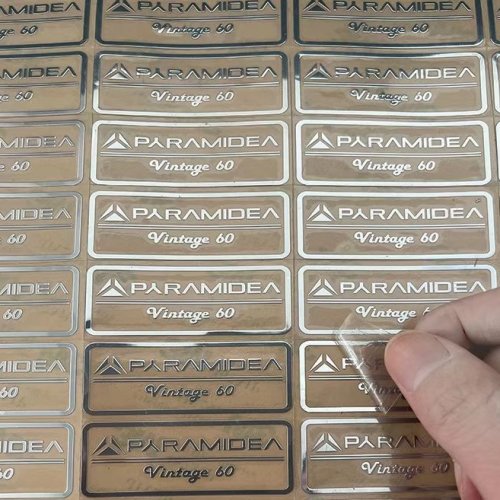 Custom transparent cosmetic bottle sticker 3M self-adhesive waterproof label