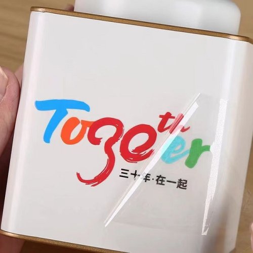 Custom 3M self-adhesive metal transfer die cut packaging stickers