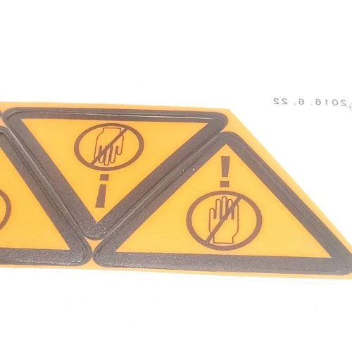 Safety warning stickers DO NOT TOUCH styling creative motorcycles decal car sticker