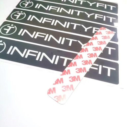 Permanent self-adhesive custom rectangular packaging stickers