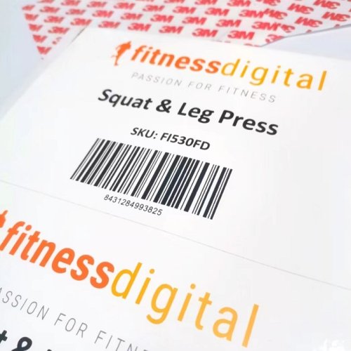 Customized 3M self-adhesive waterproof kraft paper packaging stickers