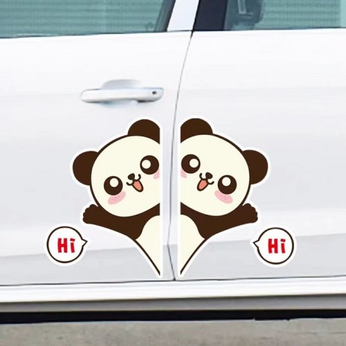 Wholesale customized high-quality glossy surface 3M self-adhesive die-cut car body and window decorative stickers by manufacturers