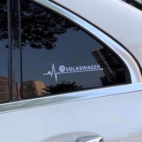 High-grade vinyl separation transfer stickers customized logo trademark stickers waterproof car window decorative label