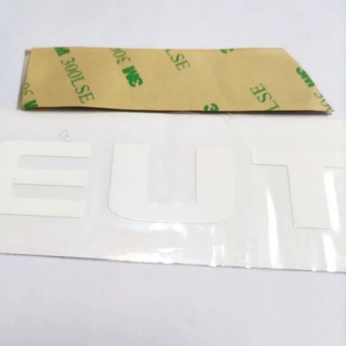 OEM high quality silkscreen transparent pvc transfer vinyl logo sticker