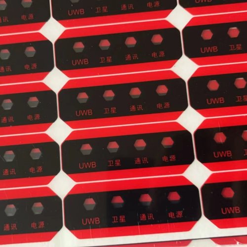 3D custom acrylic mechanical smooth surface label sticker