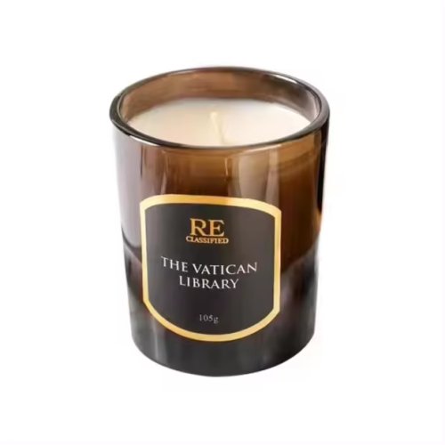 Custom Embossed Packaging Labels Printing Candle Logo Gold Foil Stamping Texture Sticker For perfume Glass Bottle