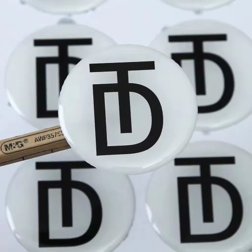 OEM designed 3D custom silk screen printing epoxy resin sticker