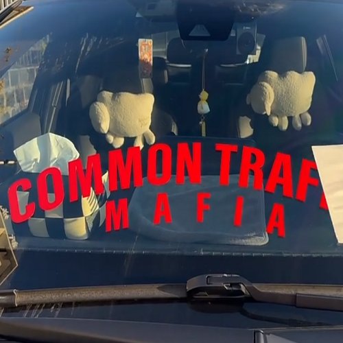 Waterproof Letter Transfer Vinyl Sticker Custom Car Windshield Banner Sticker Window Decals