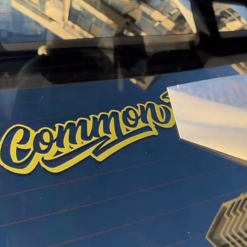 High quality custom screen printed waterproof and scratch-resistant car window sticker