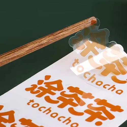 Customize Transparent Stickers Clear Labels For Food Packaging