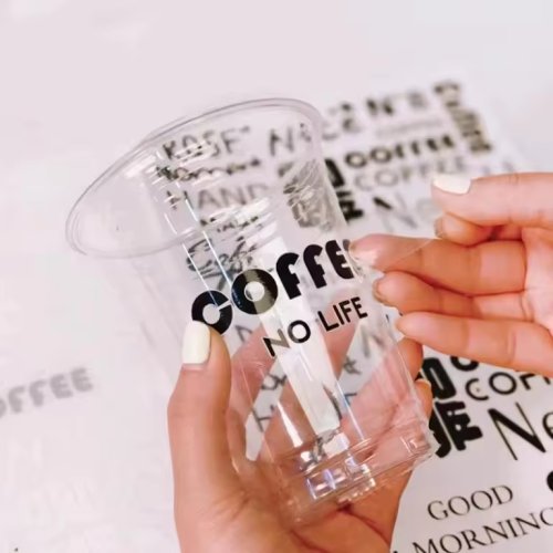 Custom Brand 3D Logos Printing Waterproof UV Vinyl Transfer Stickers Labels for Bottle Packaging