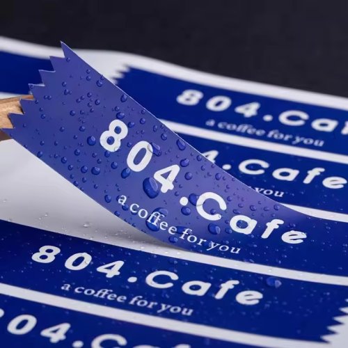 Custom Die Cut Logo Sticker HD Printing Waterproof Vinyl Paper Packaging Label for Products for Print & Display