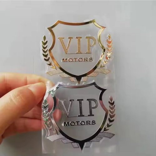 Custom Die Cut Logo Waterproof Vehicle Transfer UV Resist Outdoor Vinyl Car Decals Clear Transfer Tape 3d Car Window Stickers