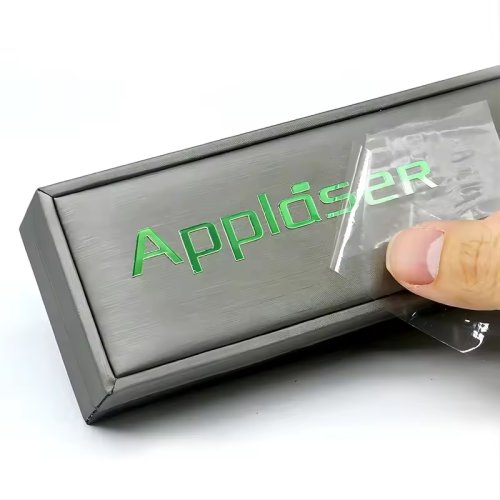 UV Custom Waterproof Self Adhesive Label Design 3D Vinyl Embossed Logo Metal Stickers