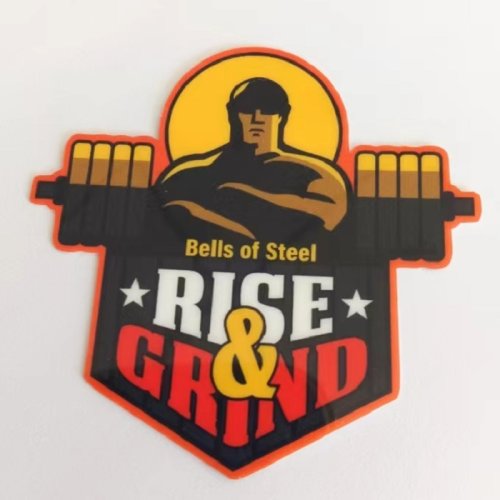 High quality custom smooth surface vinyl 3M self-adhesive LOGO sticker