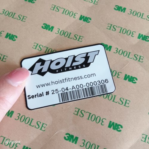 Customized PVC self-adhesive personalized fitness equipment printing label stickers